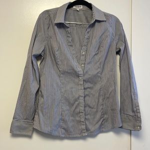 Size M button down pinstripe shirt